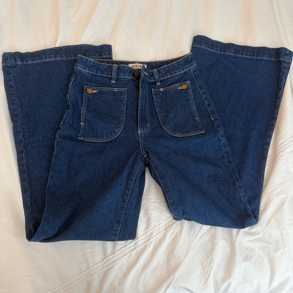 ROLLA'S East Coast High Rise Flare Jeans Sz 28 New without tags